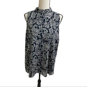 Michael Kors high low high neck sleeveless…top Size X-large.